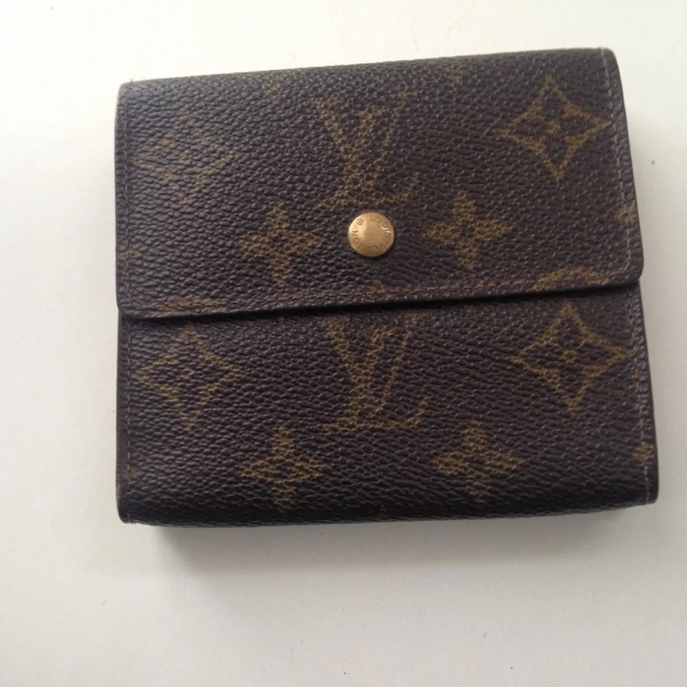 Louis Vuitton Brown Monogram Canvas Compact Wallet